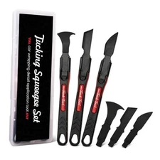 NEWISHTOOL Micro Squeegee Vinyl Wrap Tool, 6 in 1 Pro Wrapping Stick Squeegee 