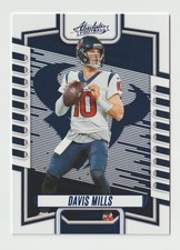 2023 Absolute Football Blue #8 Davis Mills - Houston Texans