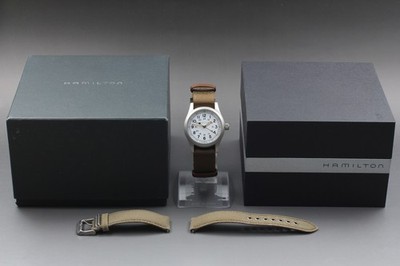 w/Box ] Hamilton Khaki Field H694390 Mechanical Manual Wind Men's