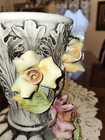 Capodimonte  Italy porcelain Vintage Large Vase — photo 3