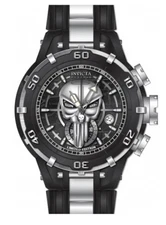 Invicta 54mm Reserve Marvel Punisher LTD Ocean Warrior Men's Watch 41553