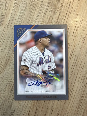 #ad Taijuan Walker 2022 Topps Gallery Veterans Auto #VA TW New York Mets $4.39
