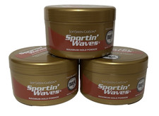3 Softsheen-Carson Sportin Waves Maximum Hold Pomade 3.5 oz Lot of 3