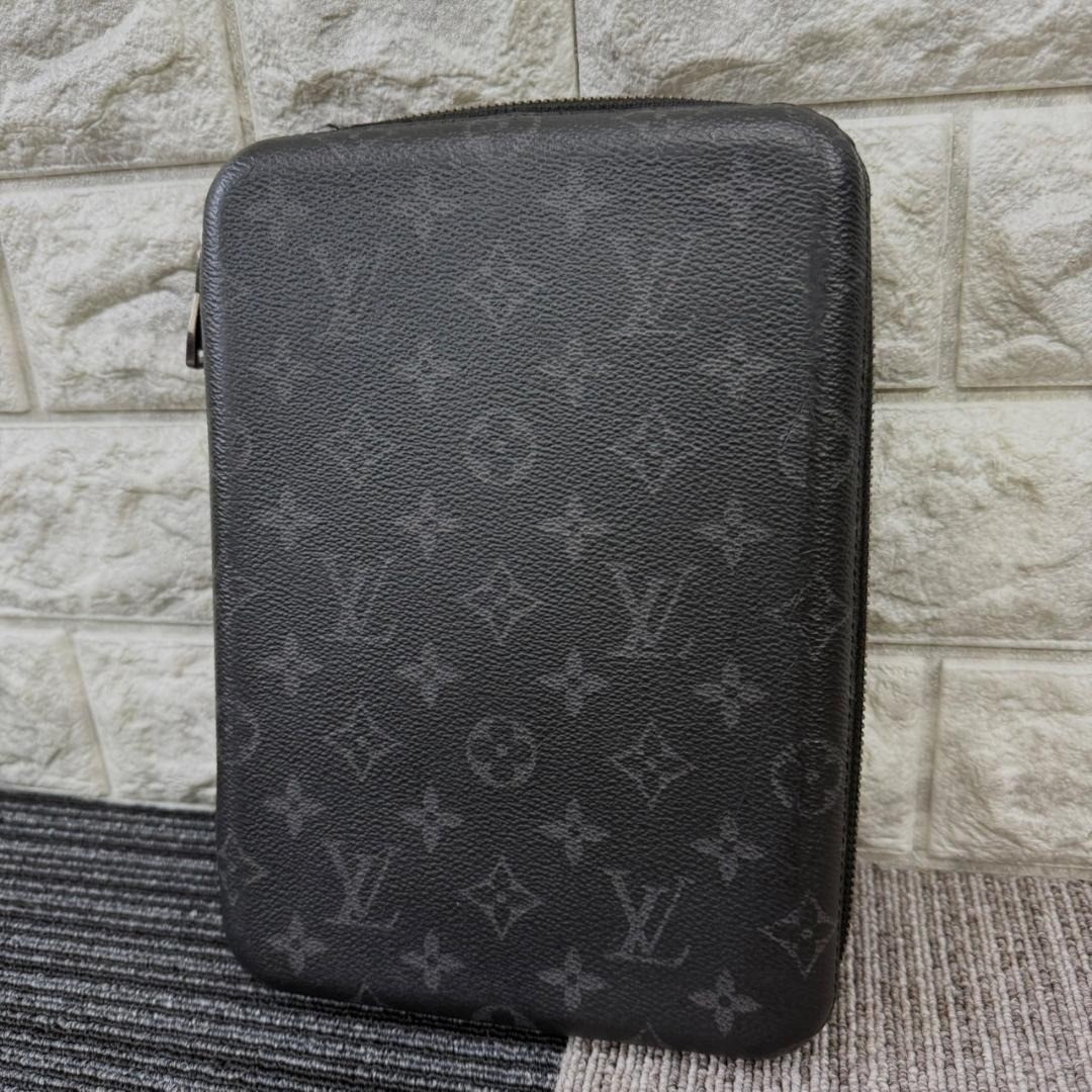 Louis Vuitton iPadケース モノグラム LOUIS VUITTON LV Monogram iPad Case Tablet Cover Brown Leather
