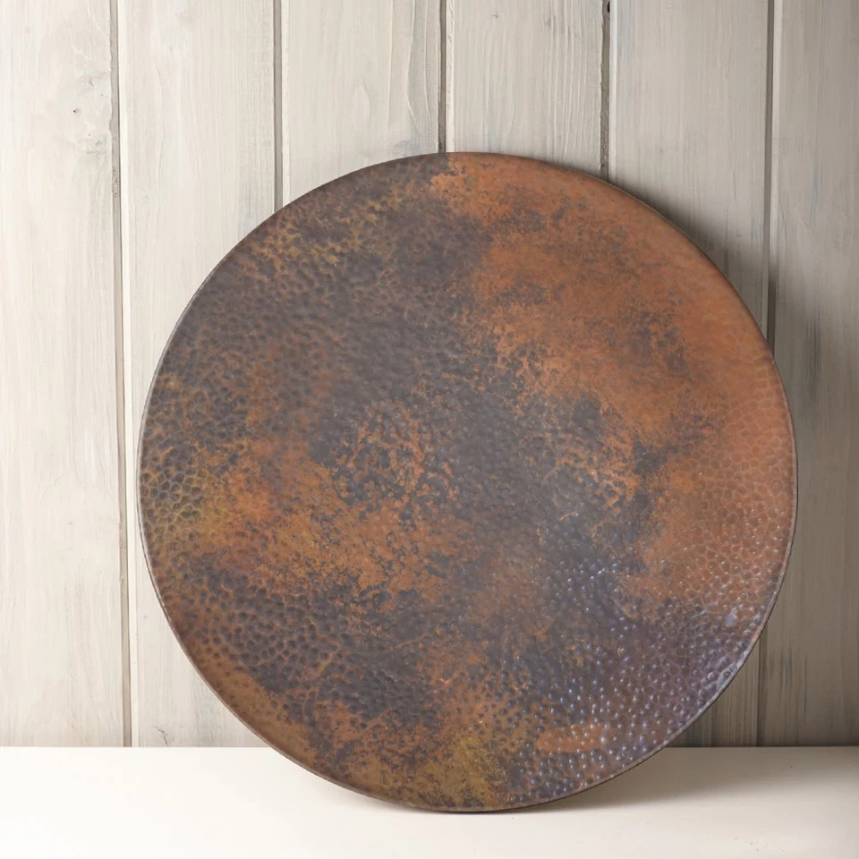 Native Trails CPO44 30" hecho a mano cobre Lazy Susan - cobre Foto 2 de 4