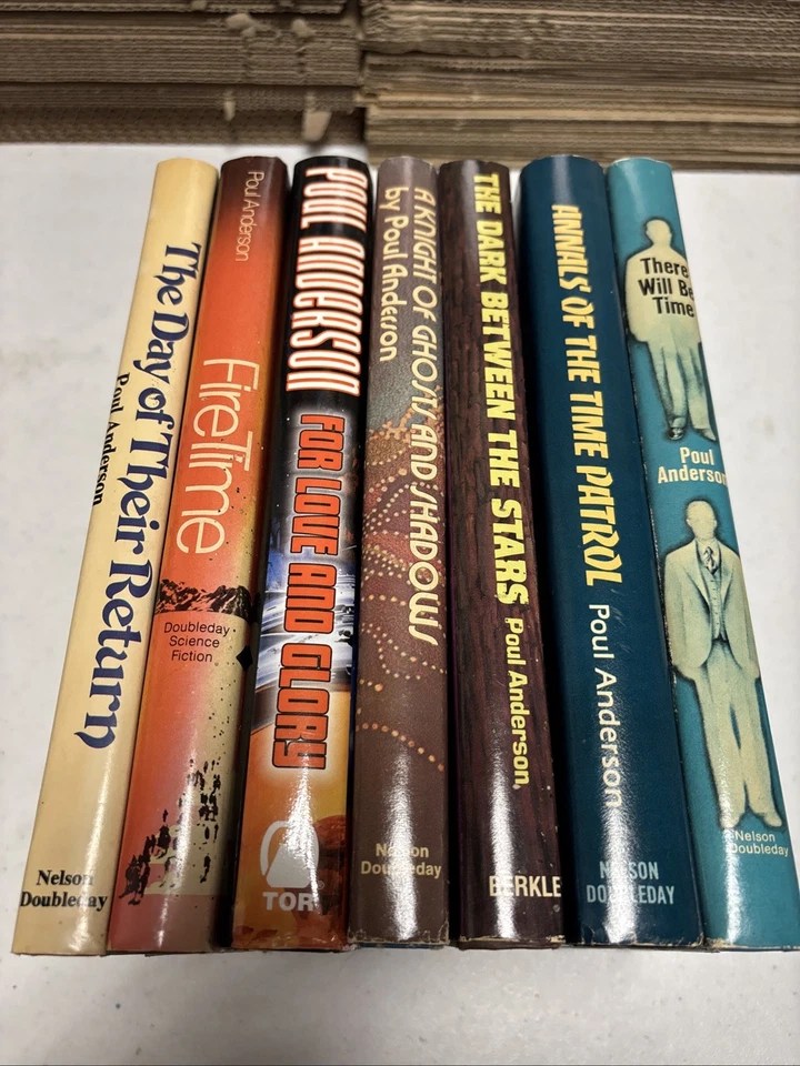 Poul Anderson Hardcover Bundle - 7 Books Total Sci-fi BCE Hardcovers w/ DJs - Image 2 of 4