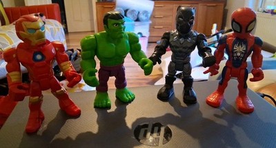 Hasbro Marvel Super Hero Adventures 5'' Figuren Konvolut x 4 2018 Panther Hulk Nr. 3