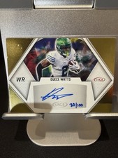 2023 SAGE High Series - Autographs Duece Watts #A-DW3 Gold /100 (AU, RC)