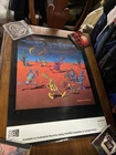DAVID GRISMAN Acousticity  RARE Autographed  Promo Poster JAZZ FOLK 1985
