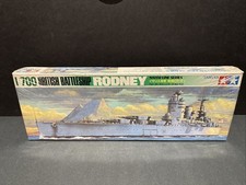 Vintage NOS Tamiya 1/700 British Battleship R...