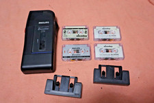 PHILIPS EXECUTIVE 396 POCKET MEMO VOICE RECORDER/DICTAPHONE WITH 4 TAPES