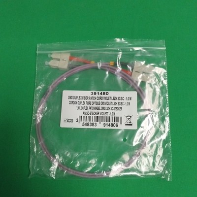 Dexlan 391480 391480 OM3 DUPLEX LWL PATCHKABEL LILA LSZH SC/SC-1,0M
