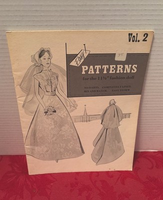 VTG 1979 book: Easy Patterns For 11 1/2  Fashion Doll Fits Barbie Dolls Vol. 2