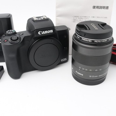 Canon EOS M50 Kiss M Mirrorless EF-M 18-55mm IS STM Top Mint US Stock #2588