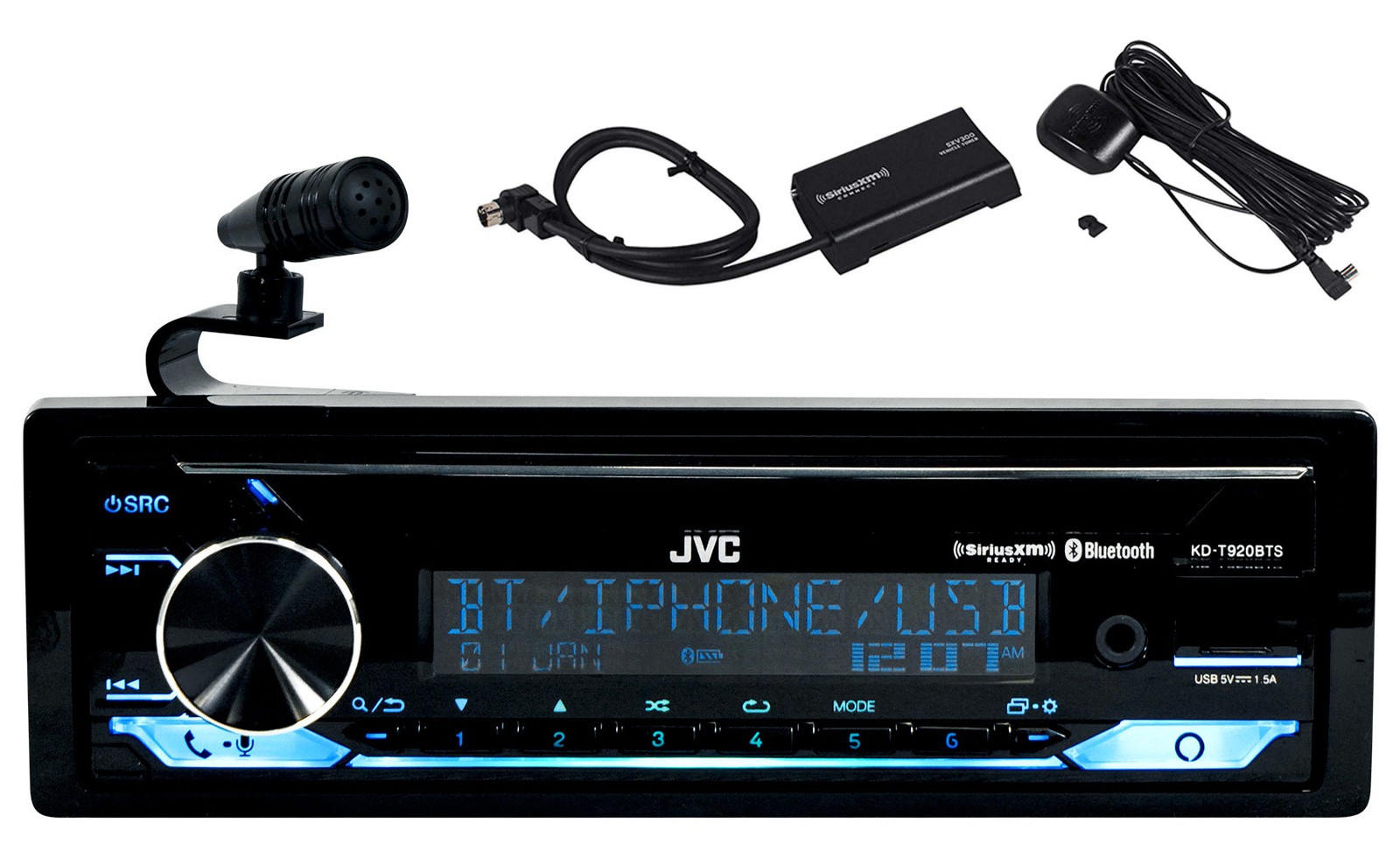Cd Receiver Bluetooth/usb/alexa/13-band Eq/sirius Xm