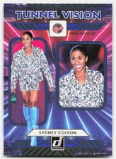 2025 Donruss WNBA #11 Sydney Colson Tunnel Vision Press Proof Indiana Fever