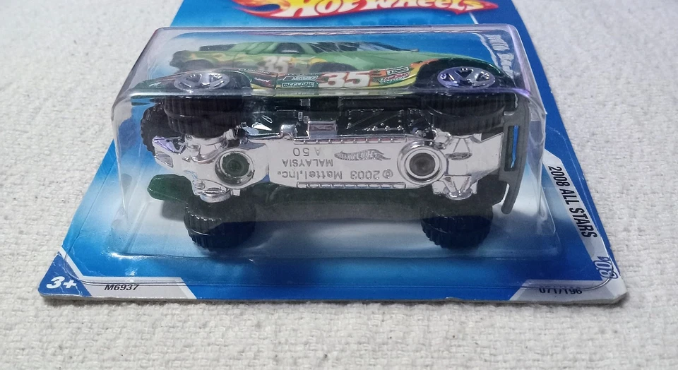 Camión Toyota Baja Hot Wheels 2008 #71/196 verde, All Stars #31/36 juguete fundido a presión Foto 4 de 4