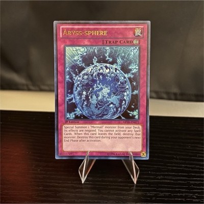 Konami Abyss-Sphere Abyss Rising ABYR-EN072 Ultra Rare Continuous Trap 1st Ed EN