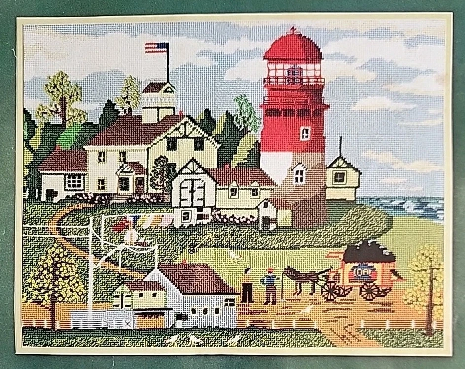 Dimensions Needlepoint Kit 2124 Lighthouse Living 1980 Charles Wysocki - Image 4 of 4