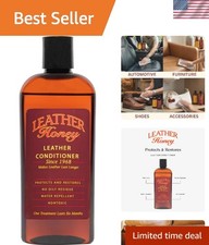Effective Leather Care: 8 Fl Oz Powerful Non-Toxic Conditioner for All Use