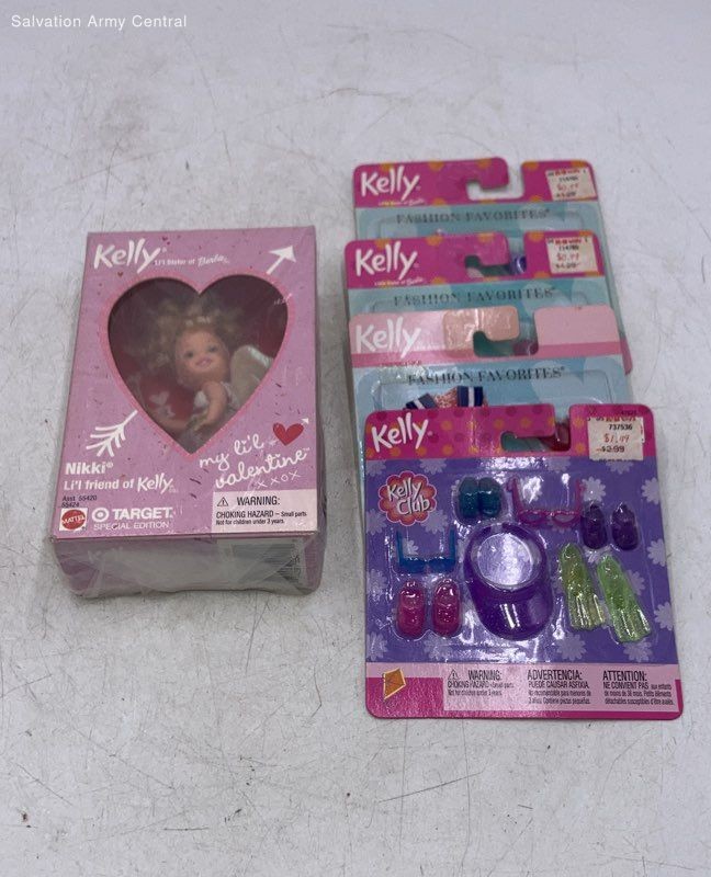 Mattel 55420 Kelly Pink Nikki My Lil Valentine Fashion Doll With Accessories