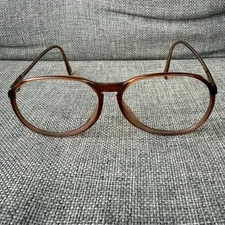 Vintage Silhouette Oversized Brown Eyeglass Frame Austria M 5021 58-15-140