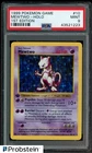 1999 Pokemon Game 1st Edition Shadowless #10 Mewtwo Holo PSA 9 MINT