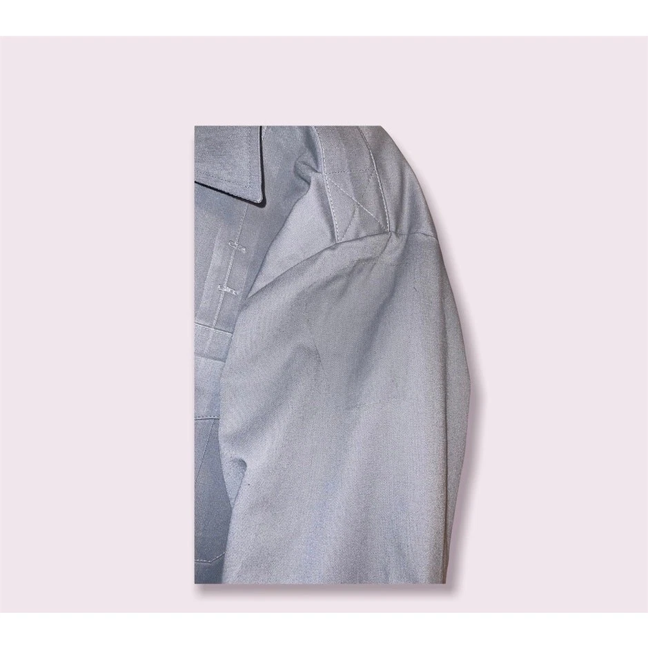 Camisa BLAUER 8703X Gris Manga Larga Algodón Talla Grande 35 Foto 3 de 4