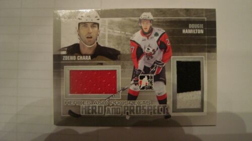 MATT CALVERT 2010-11 ITG HEROES AND PROSPECTS GAME USED JERSEY BLACK - Picture 3 of 6