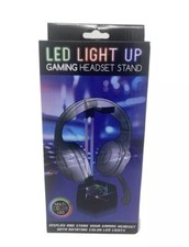 LED Light Up Gaming Headset Stand Multi Color LED