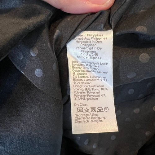 J.Crew $218 Petite Velvet One Button Blazer Black Size P8 BU748 - Picture 6 of 8