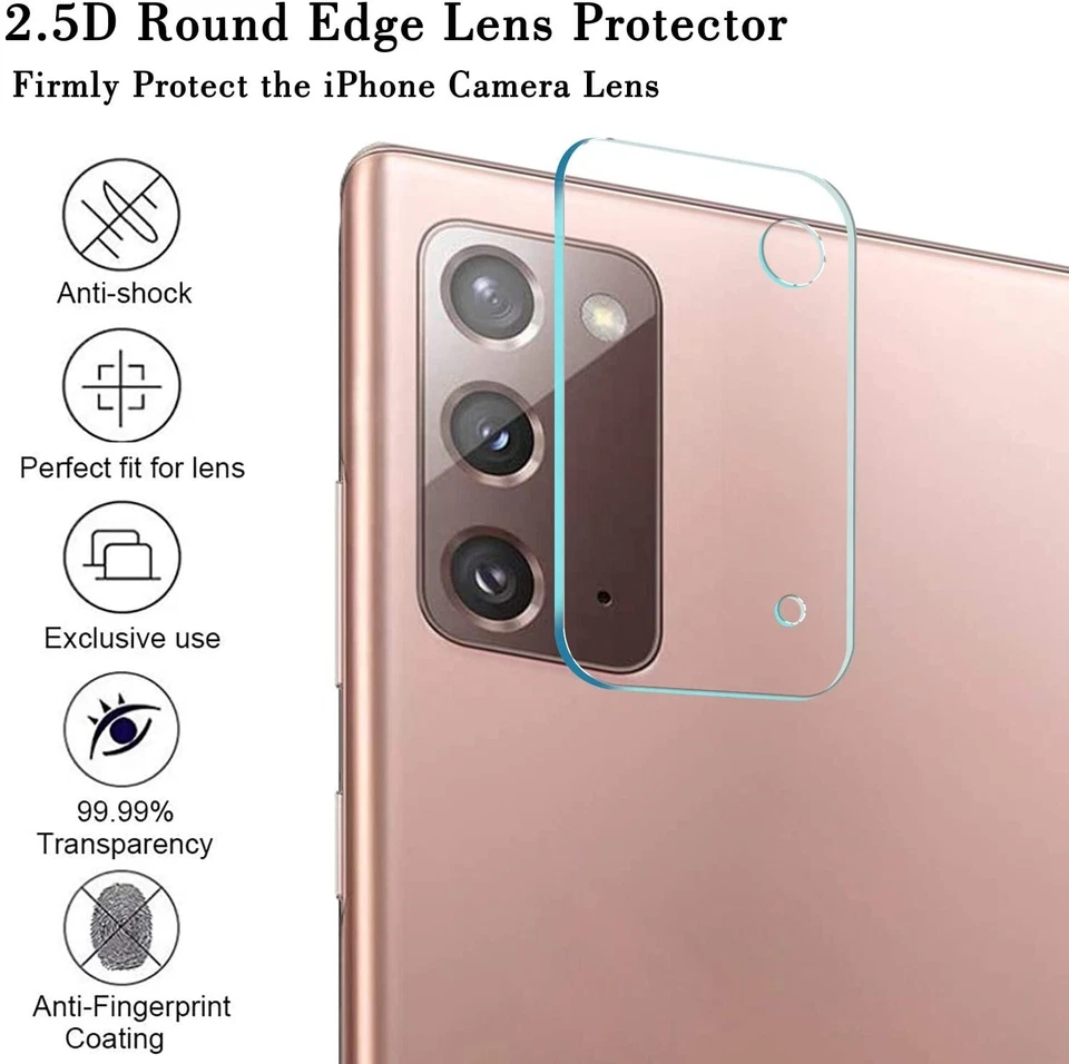 For Samsung Galaxy Note 20 Ultra / Note 20 Camera Lens Tempered Glass Protector - Image 3 of 4