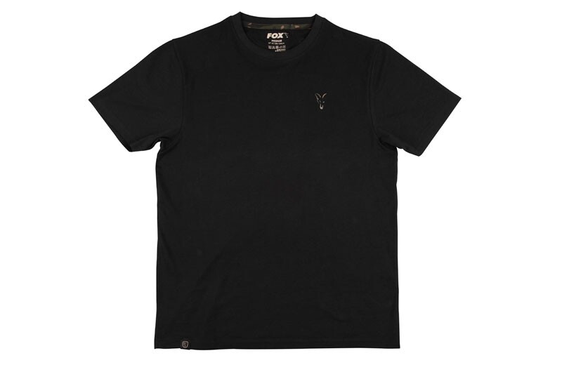 Черная футболка с рисунком лисы гр S Angelshirt Футболка-рыболов 5890₽