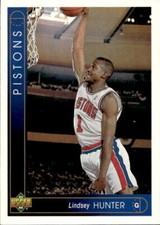 1994 Upper Deck NBA Card Figure # 121 Lindsey Hunter