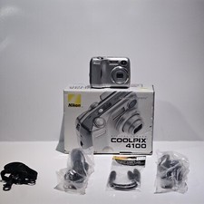 Nikon COOLPIX 4100 4.0MP Digital Camera - Silver PARTS OR REPAIR