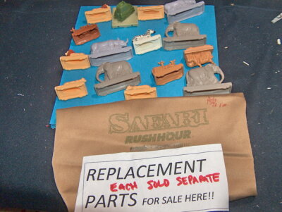 Rush Hour SAFARI RUSH HOUR Replacement Parts & Pieces Think Fun Logic Game