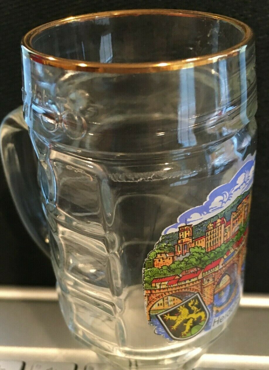 Mini Glass German Beer Mug eBay
