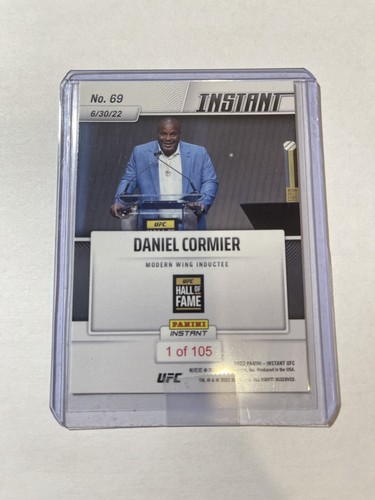 2022 PANINI UFC HALL OF FAME #69 - DANIEL CORMIER INDUCTED - 6/30/22 - 1 Of 105 - Picture 3 of 5