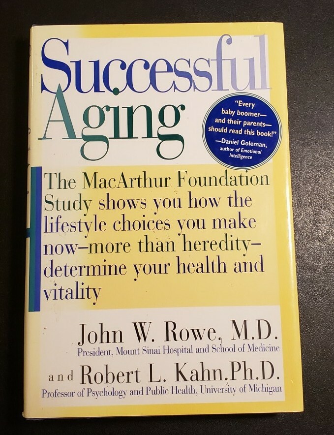 FILA Successful Aging The MacArthur Foundation Hardcover Dust Jacket