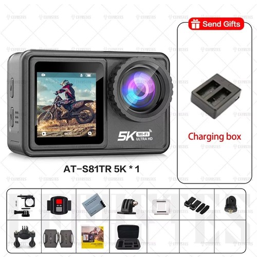 CERASTES 5K Action Camera – 48MP EIS Video with Interchangeable Lens - Picture 7 of 9
