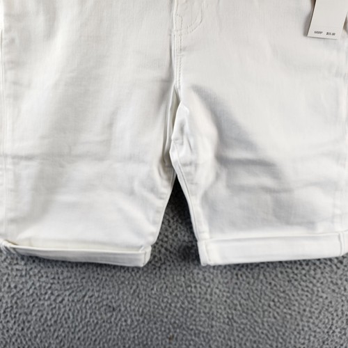 Polo Ralph Lauren Sullivan Slim Stretch Denim Shorts Big Boy 20 White Button Zip - Picture 3 of 17
