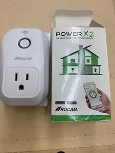 Rocam PowerX2 Interrupteur d'entrée sans fil WiFi Smart Plug Télécommande en blanc/hors blanc
