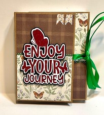 Handmade, Journey Premade Scrapbook Mini Photo Album   FREE SHIPPING