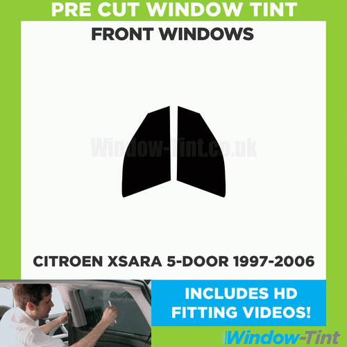 Pre Taglio Finestrino Tonalità per Citroën Xsara 5-door Hatchback 1997-06 Front - Picture 2 of 10