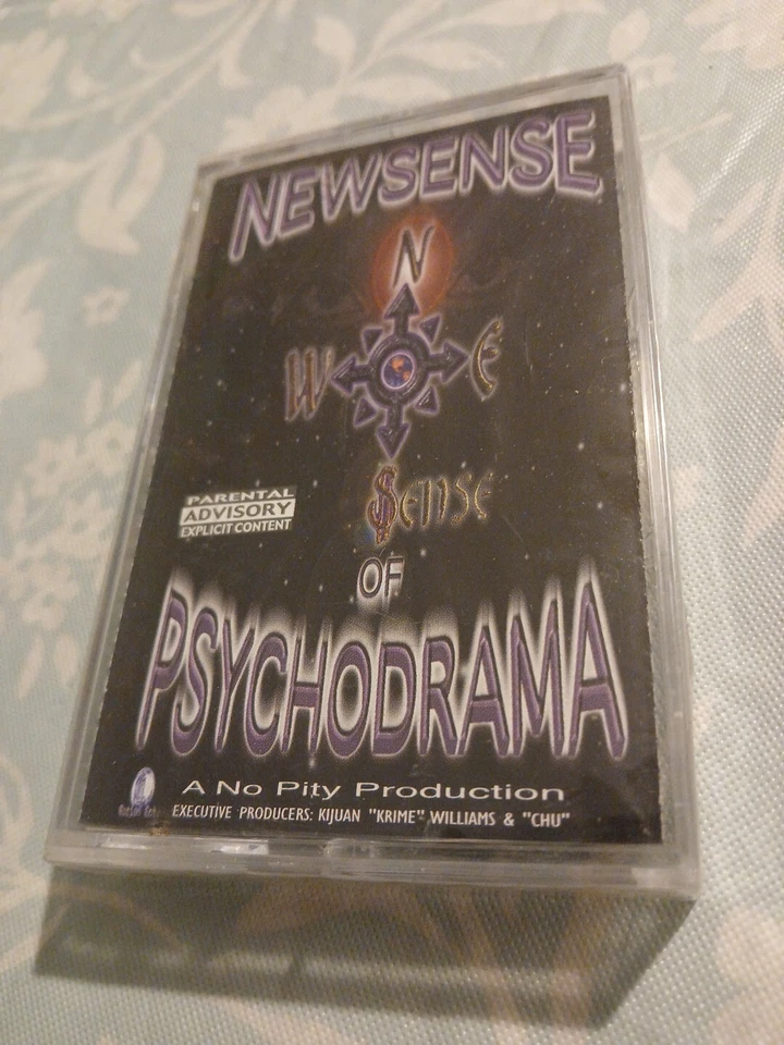 Newsense- Newsense Of Psychodrama Cassette Sealed Chicago Gangsta Rap Tape 1999 - Image 4 of 4