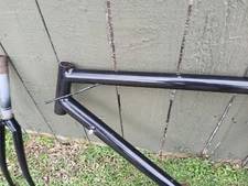 Cratoni bike frame (+fork)VERY RARE - Made in Italy - Aluminum 56cm - New Powder