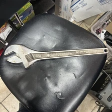 Vintage Crescent Tools Co. 18” Adjustable Wrench AT 118 Jamestown N.Y.