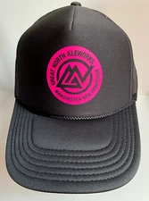 new Great North Aleworks Brewing NH Craft Beer Mesh snapback Trucker Black Pink