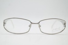 Glasses St. Moritz 4770 Titanium Silver Red Oval Eyeglass Frame New