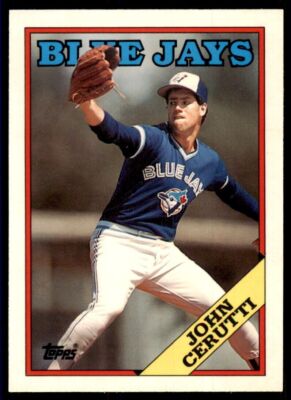 1988 Topps Tiffany John Cerutti Baseball Cards #191